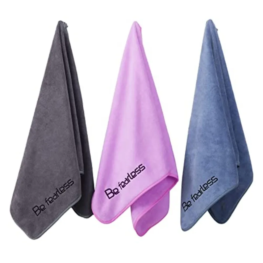 Microfiber Gym Towels Bigger Size Super Soft for Exercise Fitness, Sports, Workout, 380-GSM 15-ch x 31-ch Quick-Dryg Towels 3 P
Microfiber Gym Towels Bigger Size Super Soft for Exercise Fitness, Sports, Workout, 380-GSM 15-ch x 31-ch Quick-Dryg Towels 3 P
