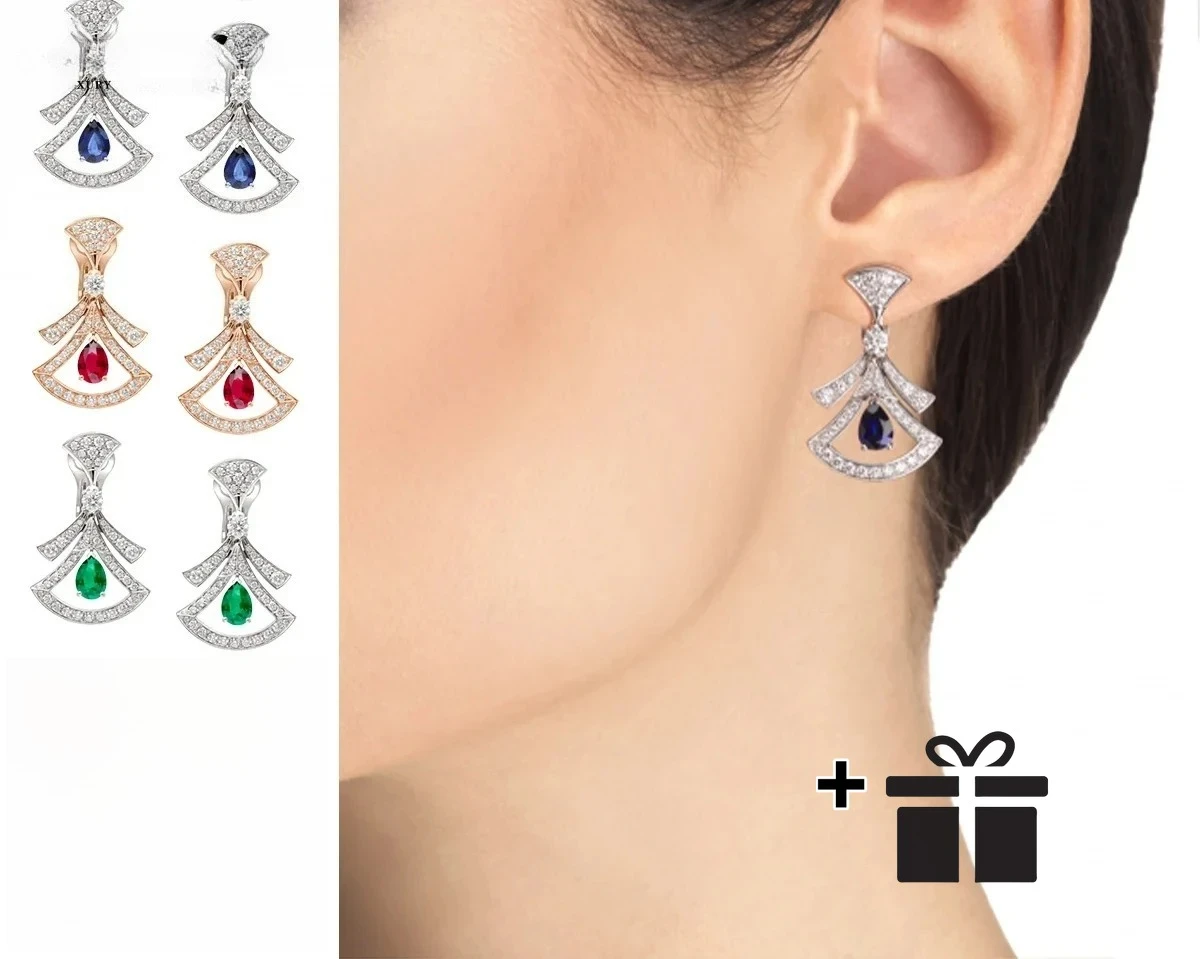 Fashionable mini dress, fan-shaped earrings, light luxury s925 silver fashion earrings, exquisite accessories for ladies' partie
Fashionable mini dress, fan-shaped earrings, light luxury s925 silver fashion earrings, exquisite accessories for ladies' partie