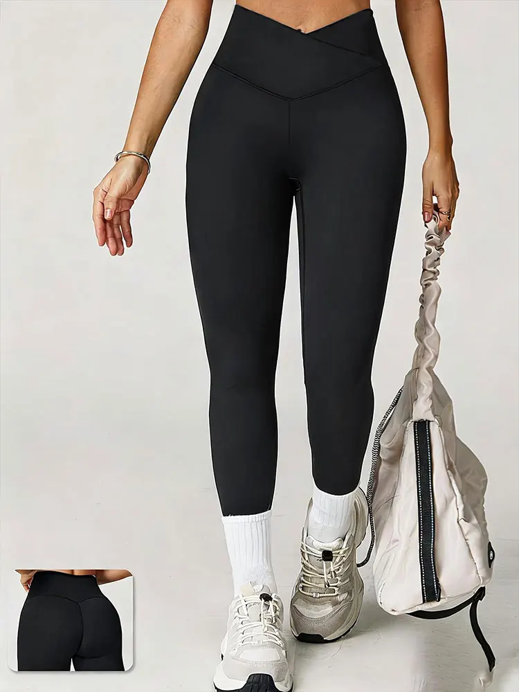 Женские спортивные леггинсы с перекрестным поясом, быстросохнущие, тонкие, высокоэластичные, для бега, пилатеса, фитнеса, тренировок, для активного отдыха
Женские спортивные леггинсы с перекрестным поясом, быстросохнущие, тонкие, высокоэластичные, для бега, пилатеса, фитнеса, тренировок, для активного отдыха