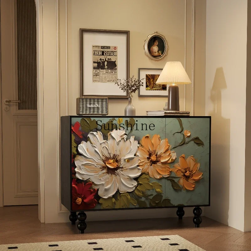 Multifunctional storage shoe cabinet Household solid wood dining side cabinet
Multifunctional storage shoe cabinet Household solid wood dining side cabinet