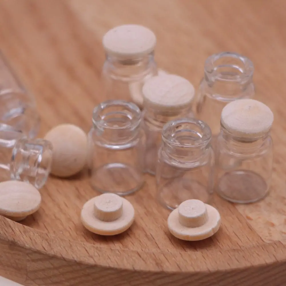 4PCS 1/12 Dollhouse Miniature Glass Bottles Mini Candy Jar Kitchen Wooden Cork Food Storage Bottle Furniture Toys for Doll House
4PCS 1/12 Dollhouse Miniature Glass Bottles Mini Candy Jar Kitchen Wooden Cork Food Storage Bottle Furniture Toys for Doll House