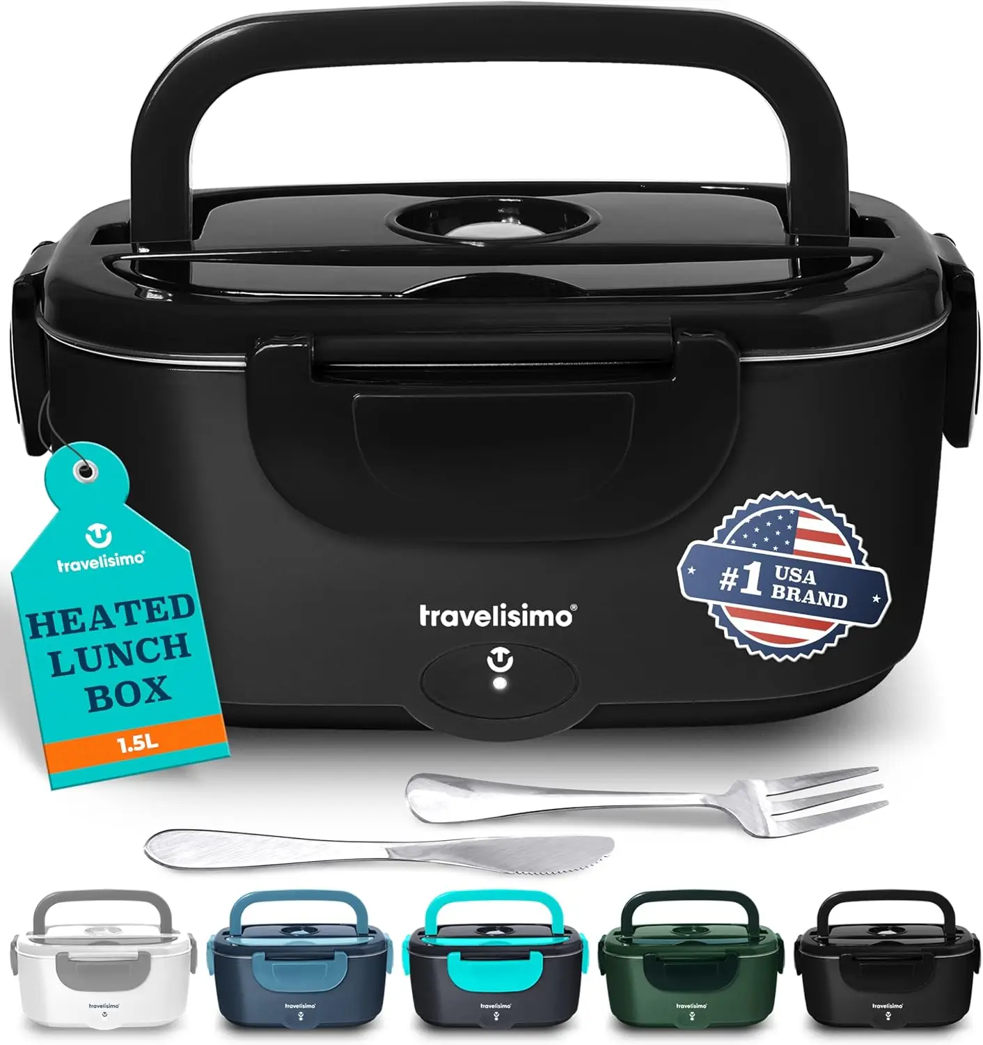 80W Portable Electric Lunch Box, 1.5L Stainless Steel Food Warmer for Travel & Work, 12/24/110V
80W Portable Electric Lunch Box, 1.5L Stainless Steel Food Warmer for Travel & Work, 12/24/110V