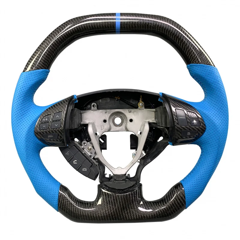 Для Mitsubishi Lancer GT/Sportback/Outlander SE/Colt 2008-2016 изготовленное на заказ рулевое колесо из углеродного волокна со светодиодным кронштейном для отображения в минуту
Для Mitsubishi Lancer GT/Sportback/Outlander SE/Colt 2008-2016 изготовленное на заказ рулевое колесо из углеродного волокна со светодиодным кронштейном для отображения в минуту