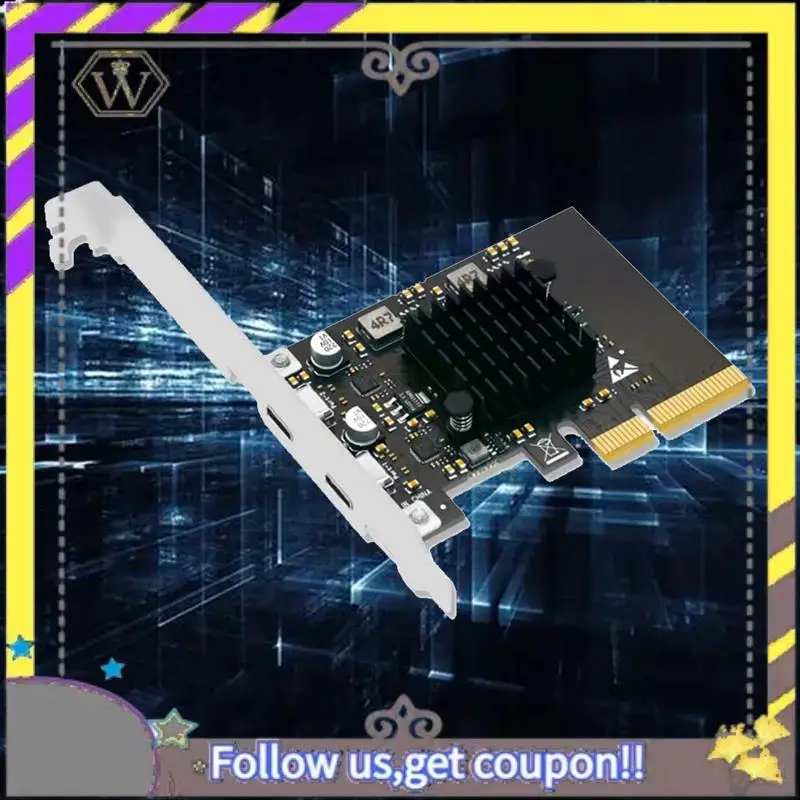 Новая карта расширения PCI-E к USB3.1Gen2, настольная карта расширения USB3.2, интерфейс Type-C, адаптер расширения, умножитель портов
Новая карта расширения PCI-E к USB3.1Gen2, настольная карта расширения USB3.2, интерфейс Type-C, адаптер расширения, умножитель портов