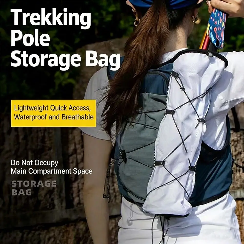 Lightweight Hiking Pole Storage Bag Opening Tightening White Black Trekking Poles Bag Portable External Design Sport Backpack
Lightweight Hiking Pole Storage Bag Opening Tightening White Black Trekking Poles Bag Portable External Design Sport Backpack