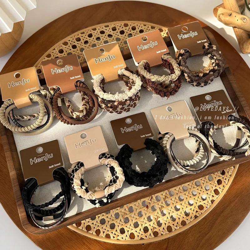 Hair Tie Braided Caramel Brown High Elastic Basic Versatile Premium Soft Ponytail Holder for Women Everyday Use
Hair Tie Braided Caramel Brown High Elastic Basic Versatile Premium Soft Ponytail Holder for Women Everyday Use