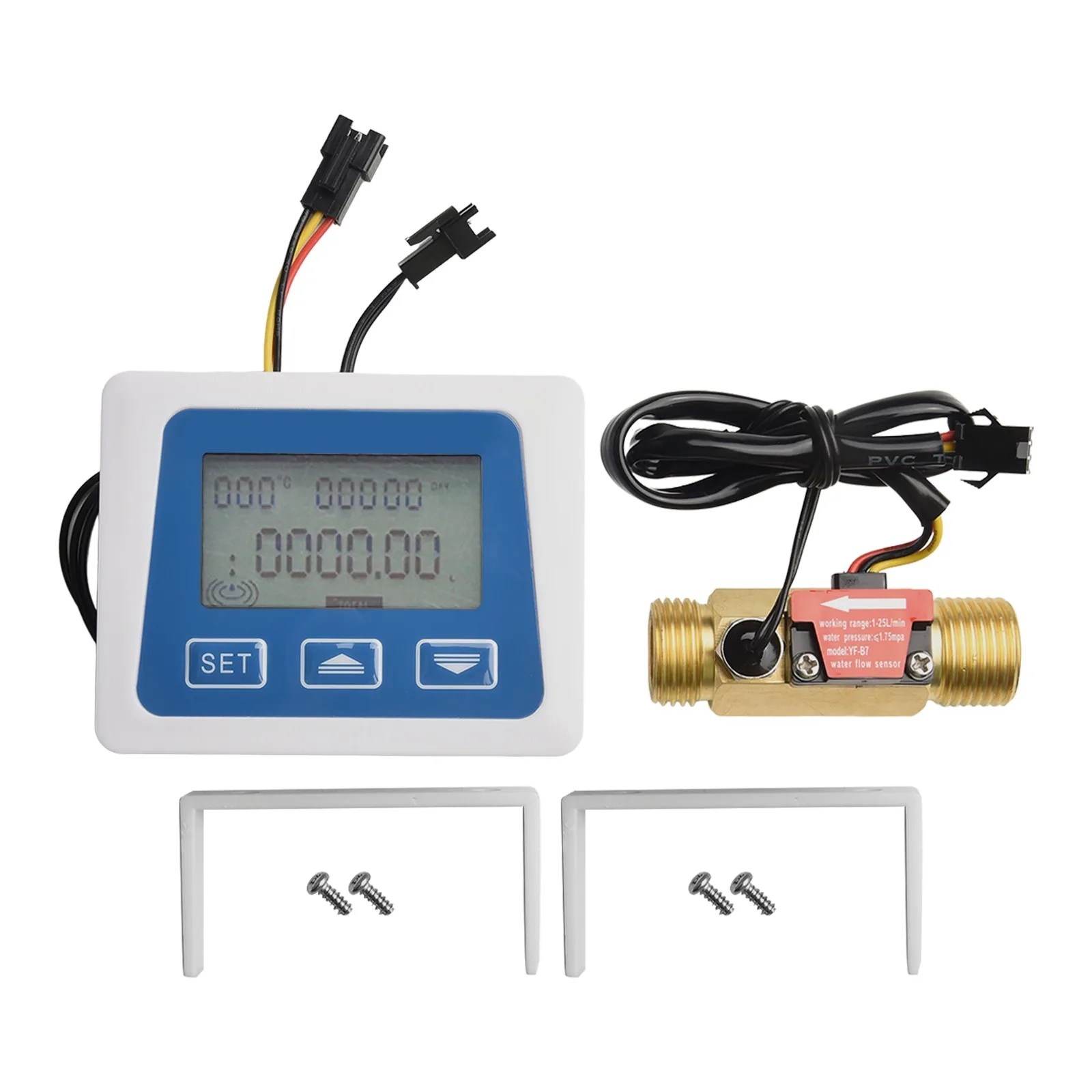Water Consumption Monitor with Digital Display LCD Readout and Touch Sensor Functionality for Accurate Measurements
Water Consumption Monitor with Digital Display LCD Readout and Touch Sensor Functionality for Accurate Measurements