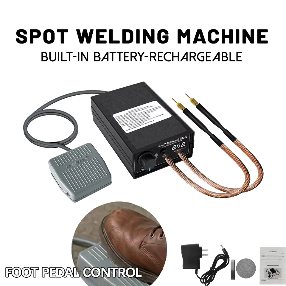 Cordless Rechargeable Electric Welding Machine.8000W High Power, 1-9 Gears Precise Control of Current Output
Cordless Rechargeable Electric Welding Machine.8000W High Power, 1-9 Gears Precise Control of Current Output