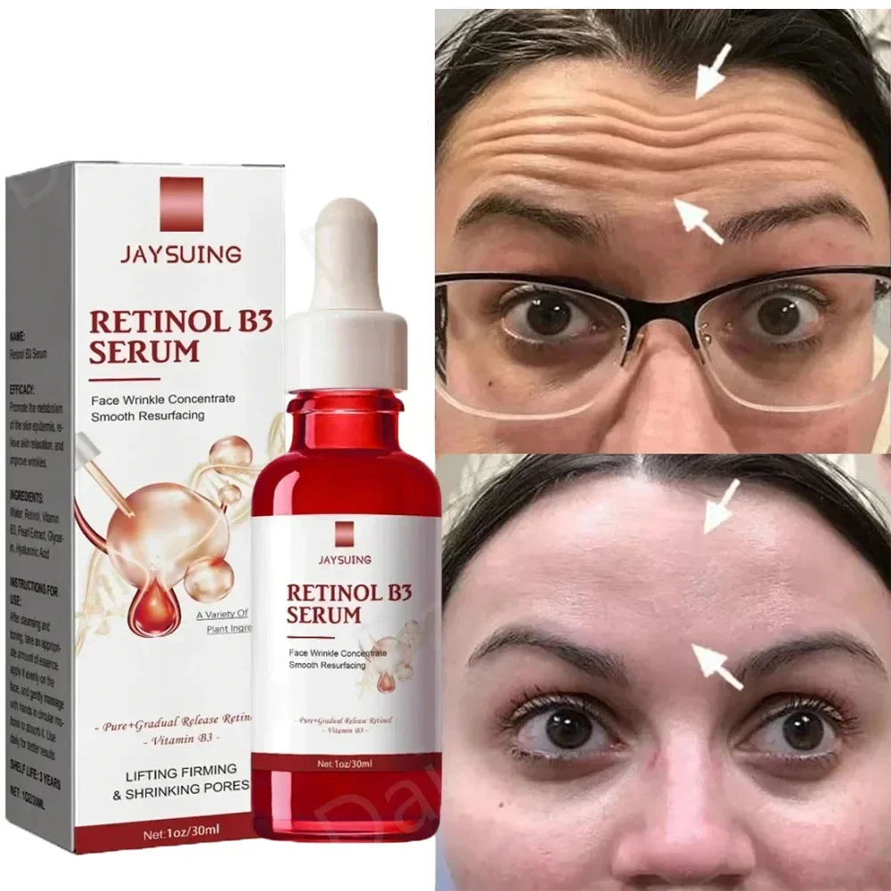 Retinol Wrinkle Remover Face Serum Instant Firming Lifting Anti-Aging Liquid Fade Fine Lines Whitening Nourish Skin Care Product
Retinol Wrinkle Remover Face Serum Instant Firming Lifting Anti-Aging Liquid Fade Fine Lines Whitening Nourish Skin Care Product