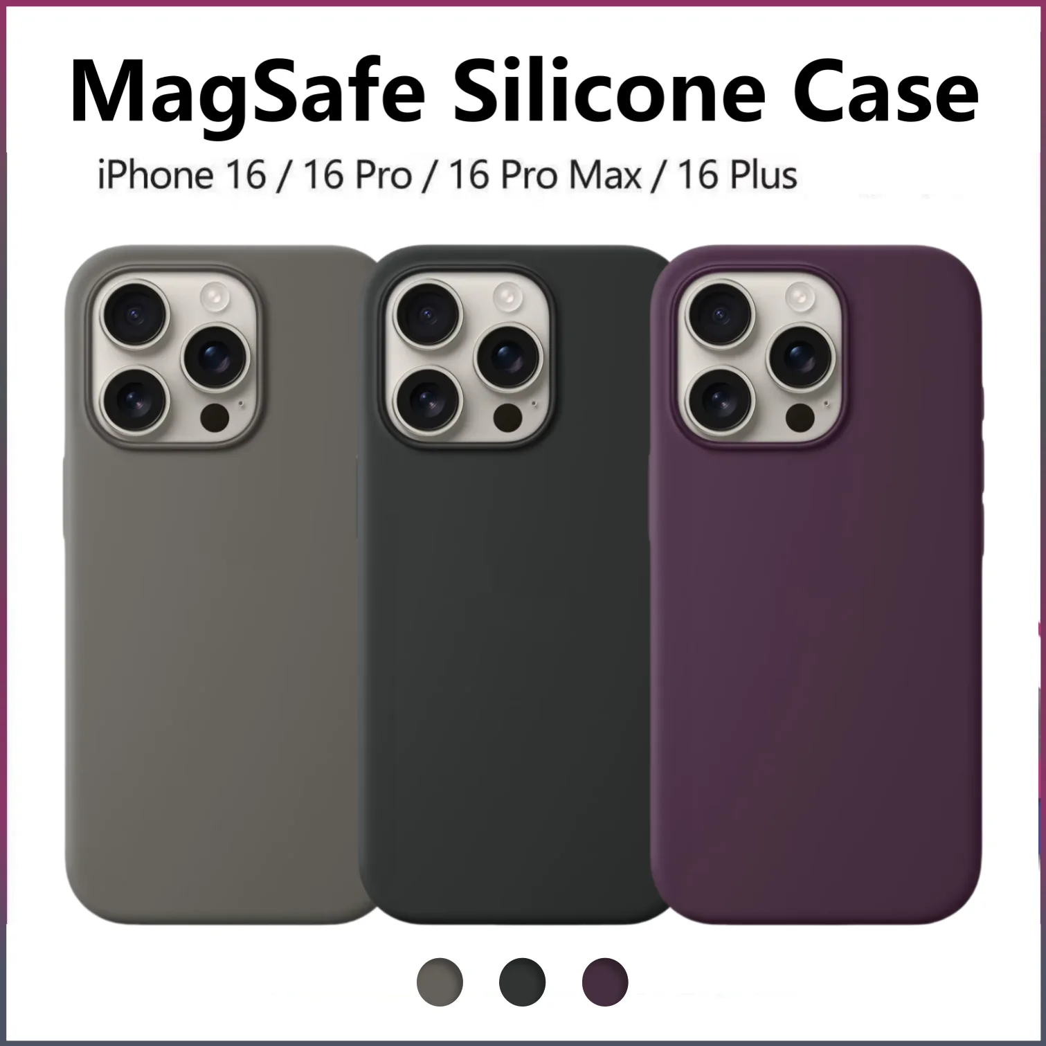 For Apple Case Magsafe Liquid Silicone Camera Control For iPhone 16 Pro Max/plus Case Wireless Charging Full Protect Cover
For Apple Case Magsafe Liquid Silicone Camera Control For iPhone 16 Pro Max/plus Case Wireless Charging Full Protect Cover