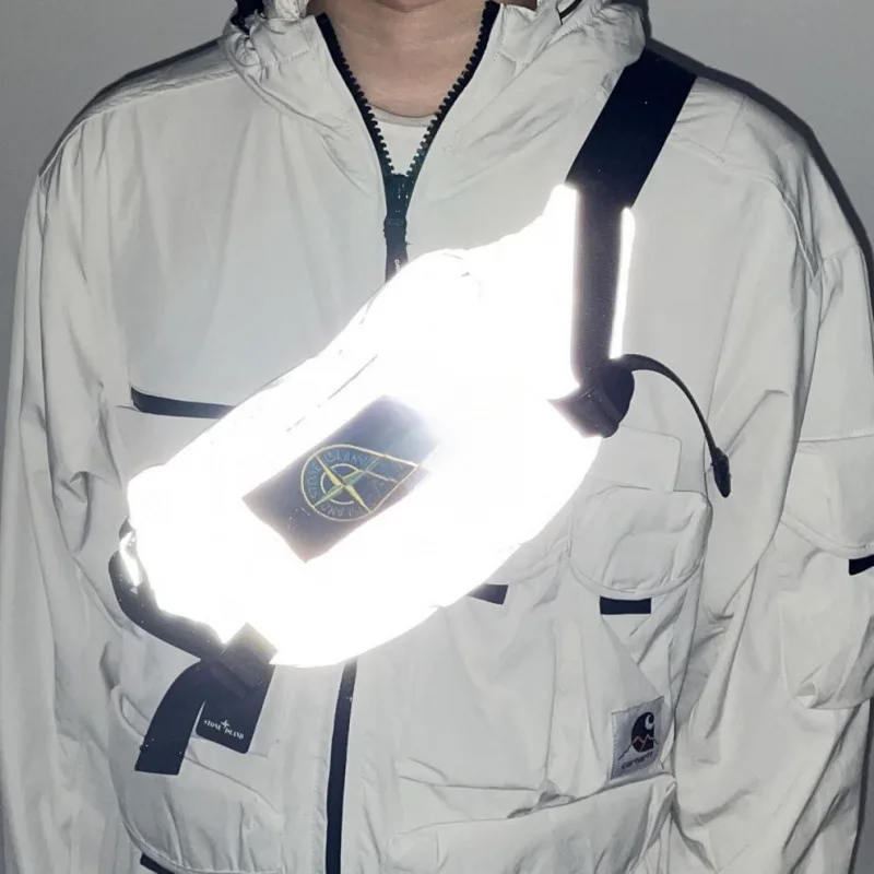 Stone Island Reflective Chest Bag Waist Bag Crossbody Bag Men's and Women's Trendy Brand Fashion Couple Leisure Versatile Trend
Stone Island Reflective Chest Bag Waist Bag Crossbody Bag Men's and Women's Trendy Brand Fashion Couple Leisure Versatile Trend