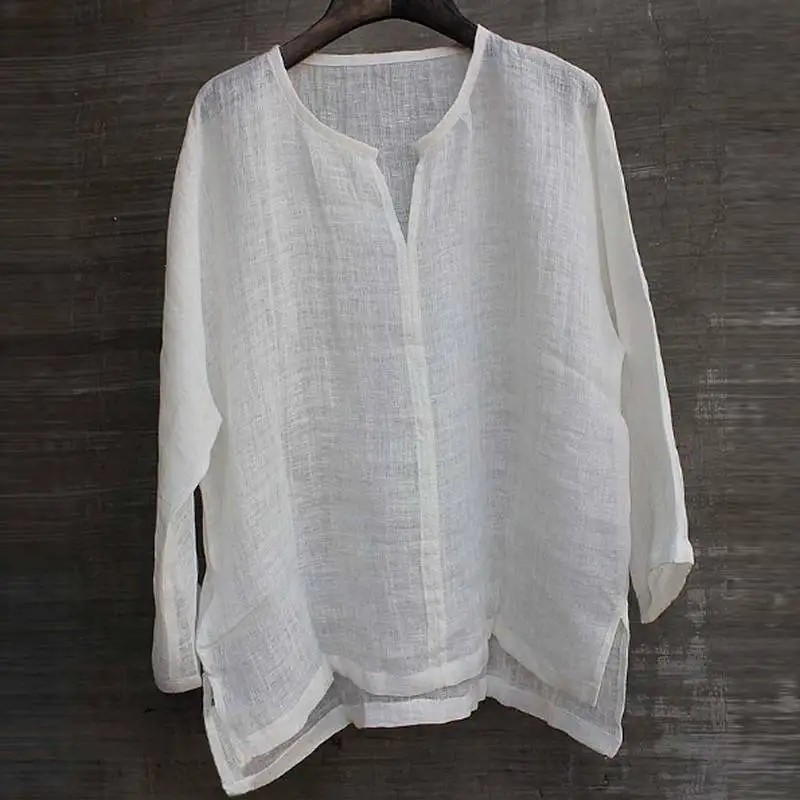S5XL New Men's Linen Shirt Breathable Comfortable Special Wide Fit PU Leather Inner Neck Nine Sleeve Length
S5XL New Men's Linen Shirt Breathable Comfortable Special Wide Fit PU Leather Inner Neck Nine Sleeve Length