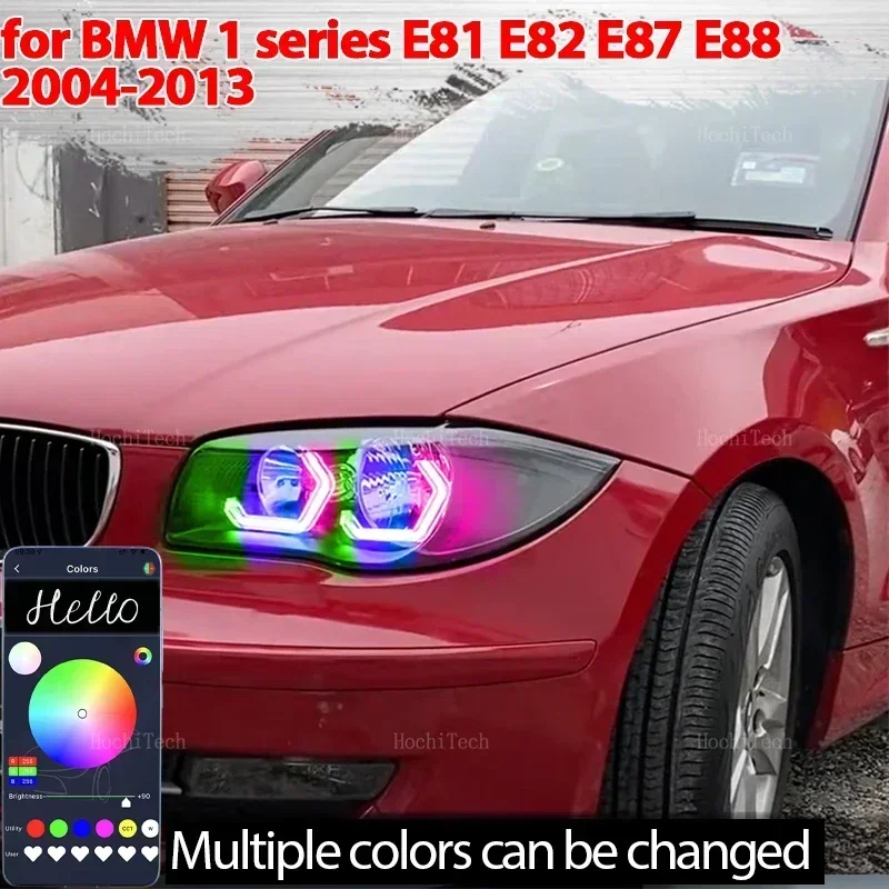 For BMW 1 series E81 E82 E87 E88 2004-2013 Sequential App control M4 style LED Angel Eyes Bulb Ring turn signal DRL Lamp
For BMW 1 series E81 E82 E87 E88 2004-2013 Sequential App control M4 style LED Angel Eyes Bulb Ring turn signal DRL Lamp