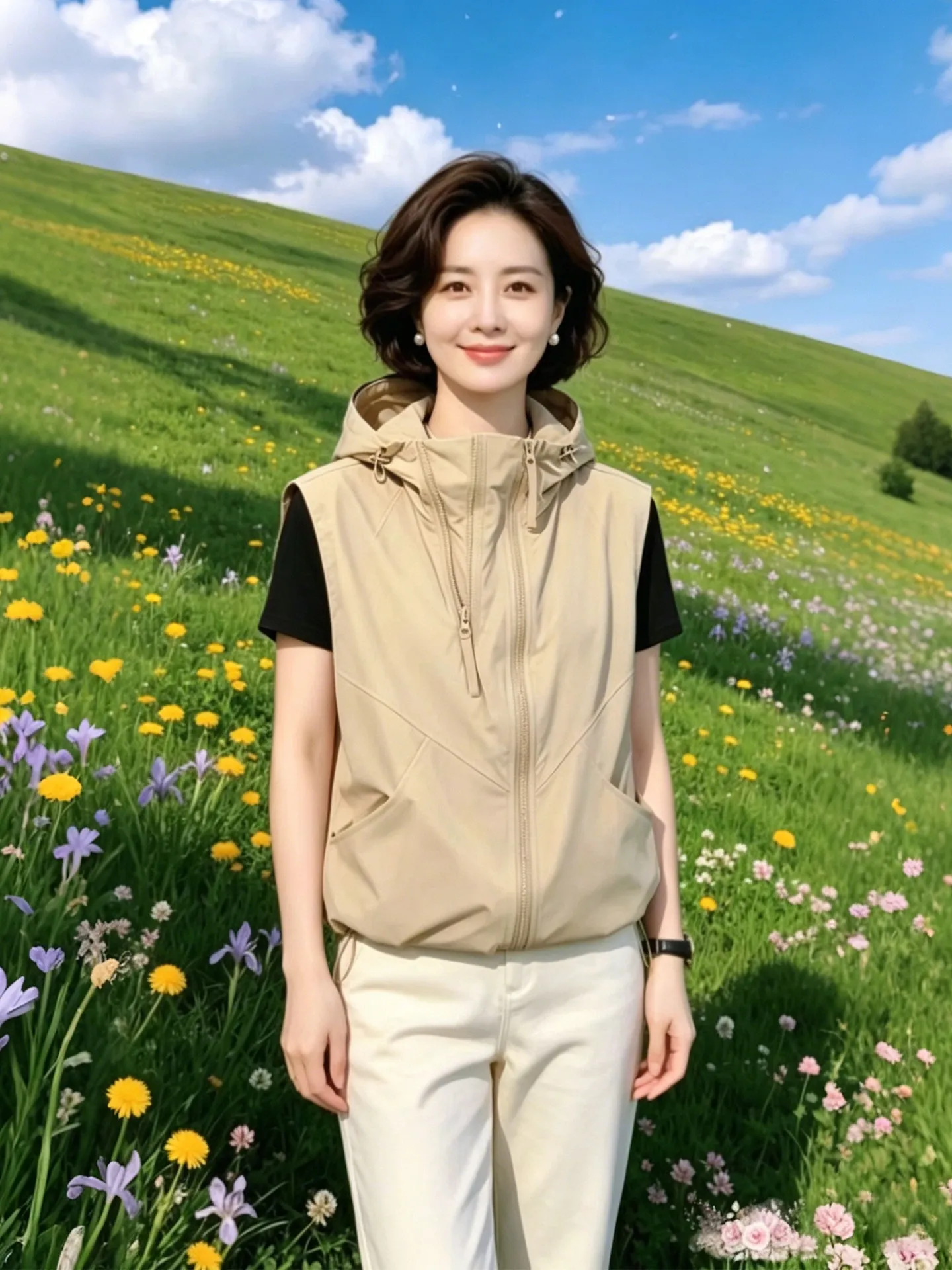 Women's Sleeveless Vest 2026 New Style Korean Simple Fashion Thin Loose Slimming Versatile Hooded Outerwear Casual Zipper Design
Women's Sleeveless Vest 2026 New Style Korean Simple Fashion Thin Loose Slimming Versatile Hooded Outerwear Casual Zipper Design