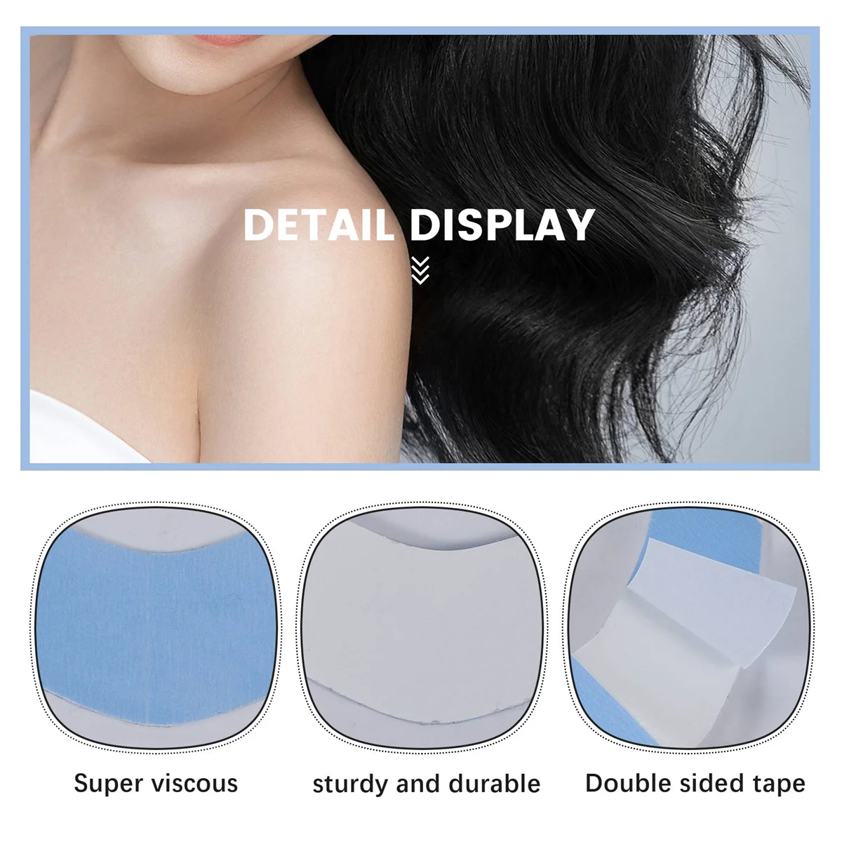 ACKOR 36Pcs/Lot Super Strong Hair Wig Tape Double Adhesive Extension Tape Strips Waterproof for Toupee/Lace Wigs Film CC Shape
ACKOR 36Pcs/Lot Super Strong Hair Wig Tape Double Adhesive Extension Tape Strips Waterproof for Toupee/Lace Wigs Film CC Shape