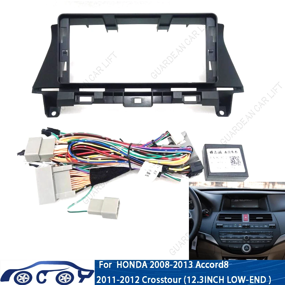 12.3 inch Car Radio Fascias FOR Honda Accord 8 2008-2013 LOW-END Android Stereo Frame Panel With Cable canbus Decoding
12.3 inch Car Radio Fascias FOR Honda Accord 8 2008-2013 LOW-END Android Stereo Frame Panel With Cable canbus Decoding