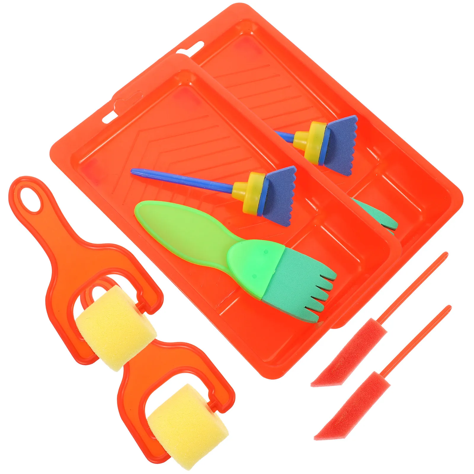2Sets Sponge Painting Brush Roller Set for Kids Premium Material Easy Control Soft Sponges Great Gift for Young Artists Art
2Sets Sponge Painting Brush Roller Set for Kids Premium Material Easy Control Soft Sponges Great Gift for Young Artists Art