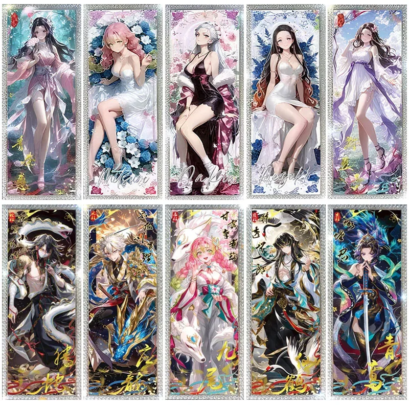 Douqu 4 Anime Demon Slayer Diamond Cards Kanroji Mitsuri Uzui Tengen Collection Cards Christmas Birthday Gifts Children's Toys
Douqu 4 Anime Demon Slayer Diamond Cards Kanroji Mitsuri Uzui Tengen Collection Cards Christmas Birthday Gifts Children's Toys