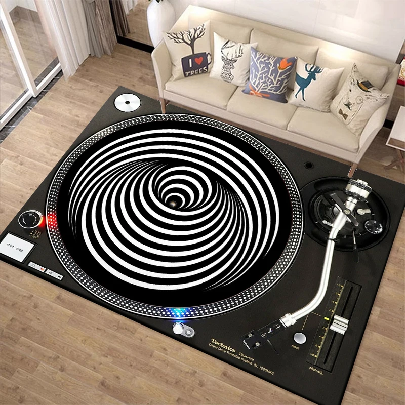 1PC Vinyl Disc Player Pattern Rug Carpets for Bedroom Living Room Sofa Music Mat Creative Door Mat Cloakroom Home Decor Gifts
1PC Vinyl Disc Player Pattern Rug Carpets for Bedroom Living Room Sofa Music Mat Creative Door Mat Cloakroom Home Decor Gifts