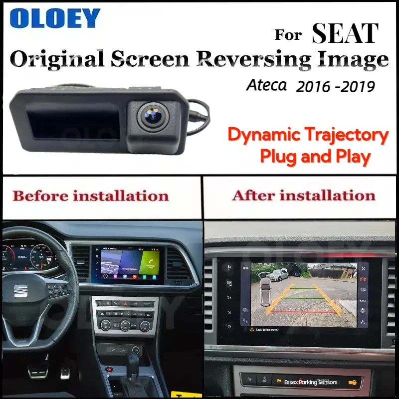 Для Seat Ateca 2016-2019, оригинальный экран, модернизация Canbus, динамическая траектория, ручка багажника, задняя камера заднего вида MIB
Для Seat Ateca 2016-2019, оригинальный экран, модернизация Canbus, динамическая траектория, ручка багажника, задняя камера заднего вида MIB