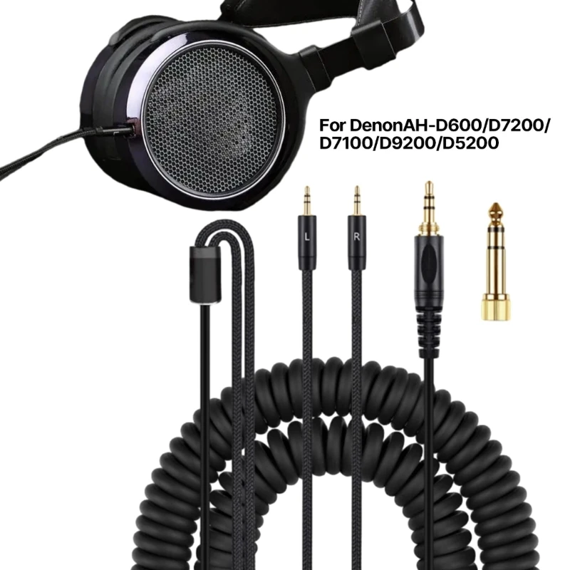 Кабель для наушников 3,5 мм с адаптером 6,35 мм для наушников Denon AH-D600/D7200/D7100/D9200/D5200HIFI гарнитура наслаждается чистым и естественным звуком
Кабель для наушников 3,5 мм с адаптером 6,35 мм для наушников Denon AH-D600/D7200/D7100/D9200/D5200HIFI гарнитура наслаждается чистым и естественным звуком