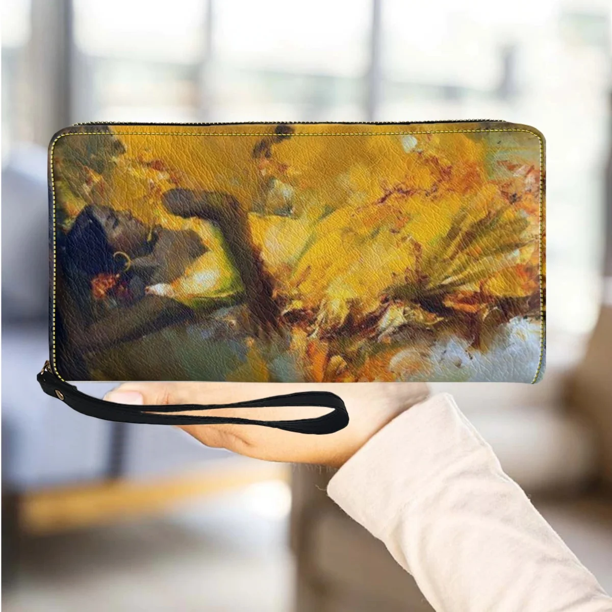3D Vintage Oil Painting Designer Long Zipper Wallet Portable High Quality Business Card Holder Leisure Outdoor Shopping Purse
3D Vintage Oil Painting Designer Long Zipper Wallet Portable High Quality Business Card Holder Leisure Outdoor Shopping Purse
