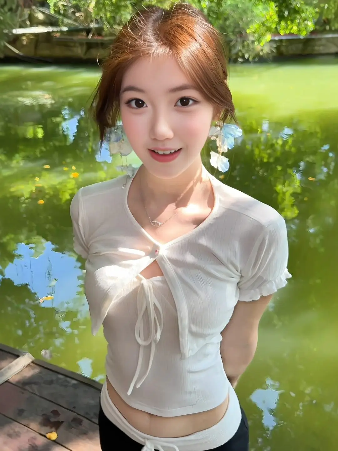 Sweet Korean Style Summer New Slimming White Flower Halter Cardigan Set Women's Fashion Breathable Short Sleeve High Waist
Sweet Korean Style Summer New Slimming White Flower Halter Cardigan Set Women's Fashion Breathable Short Sleeve High Waist