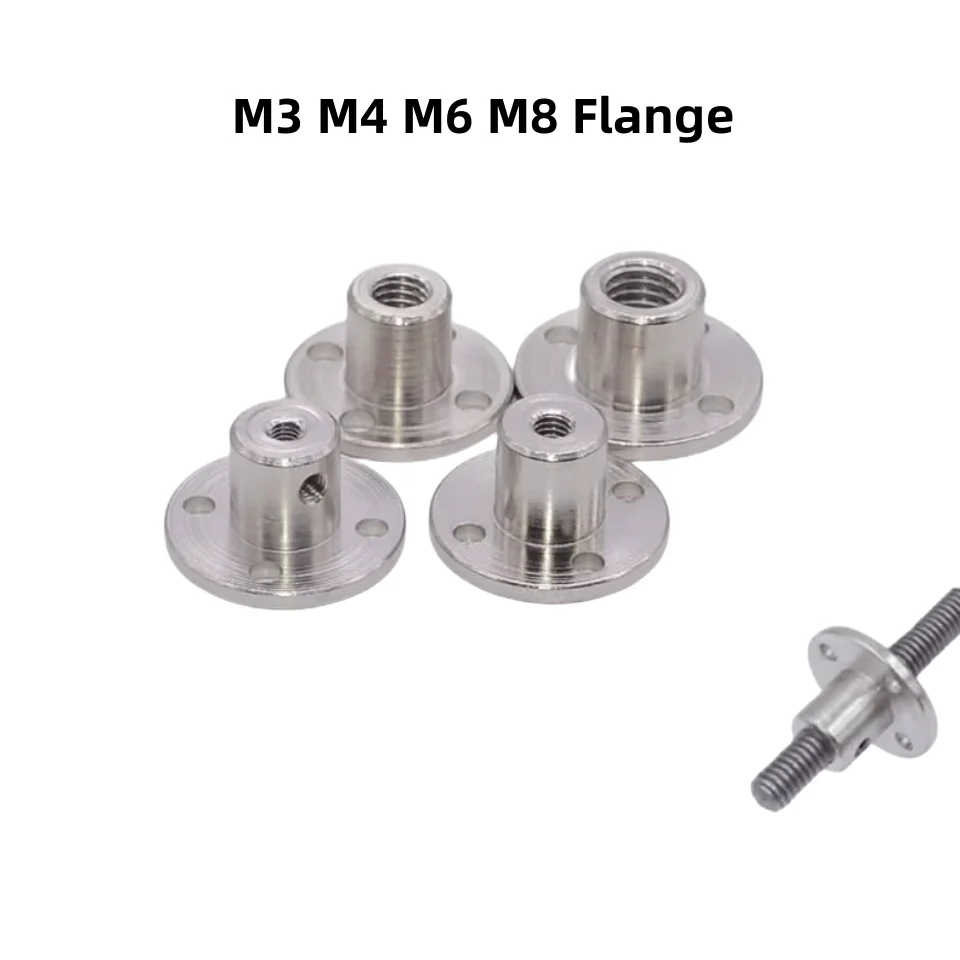 M3 M4 M6 M8 Flange Coupling For Motor Main Shaft/Axis Lead Screw Connector With Thread Stainless Steel Nut
M3 M4 M6 M8 Flange Coupling For Motor Main Shaft/Axis Lead Screw Connector With Thread Stainless Steel Nut