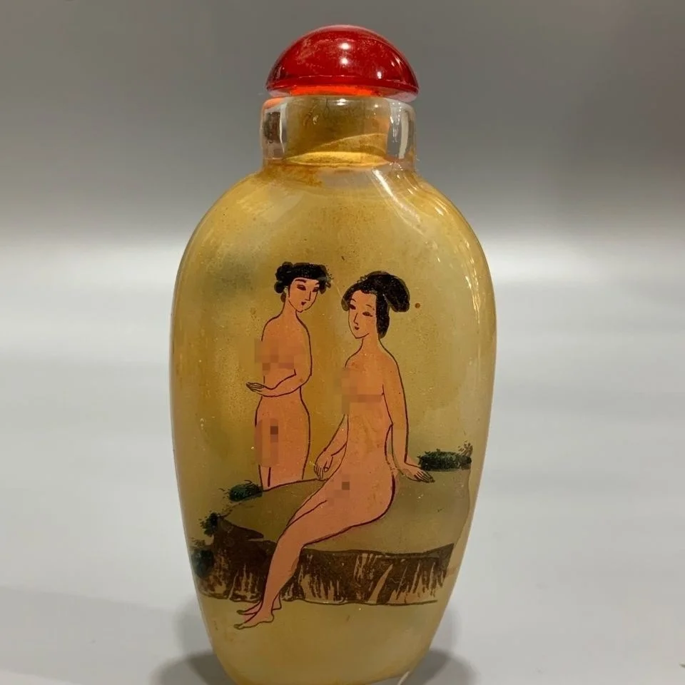 Collection glass snuff bottles vintage China hand-painted ladies snuff bottles
Collection glass snuff bottles vintage China hand-painted ladies snuff bottles