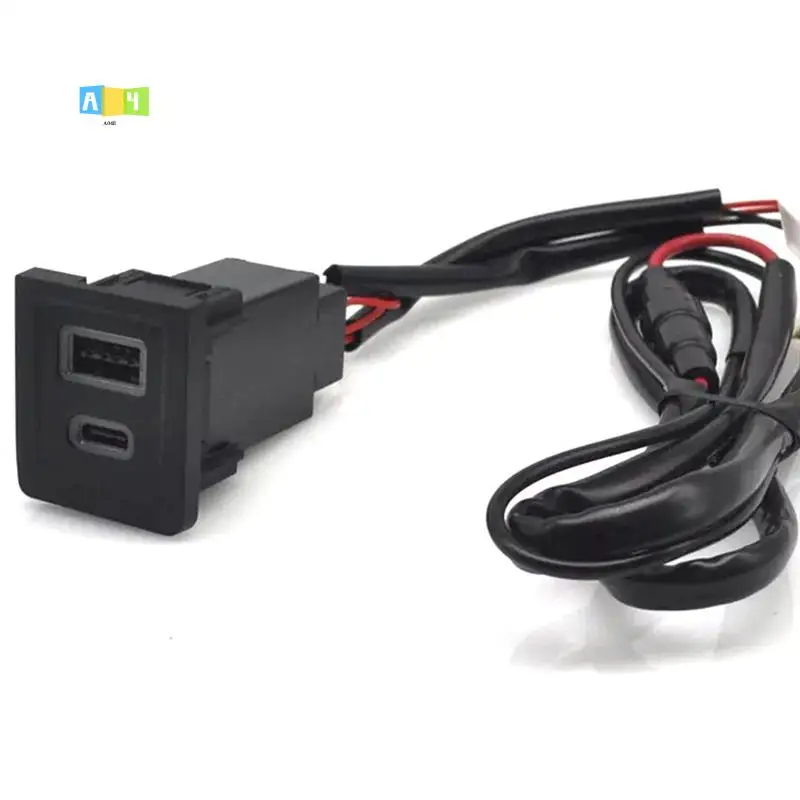 A04E-Car USB Charger PD Quick Charge QC3.0 Phone Charging Adapter Outlet For Multivan T5 2003-2015
A04E-Car USB Charger PD Quick Charge QC3.0 Phone Charging Adapter Outlet For Multivan T5 2003-2015