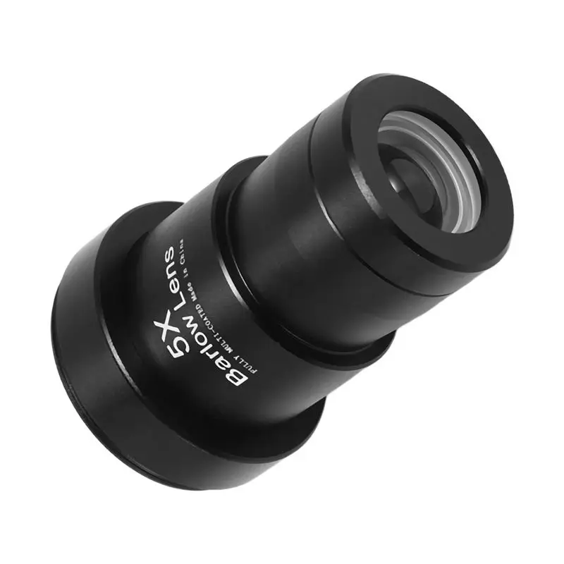 Приятная для бюджета линза Барлоу 1,25 дюйма 5X, полностью металлическая зеленая пленка с резьбой M42 для стандартного окуляра телескопа, астрономии
Приятная для бюджета линза Барлоу 1,25 дюйма 5X, полностью металлическая зеленая пленка с резьбой M42 для стандартного окуляра телескопа, астрономии