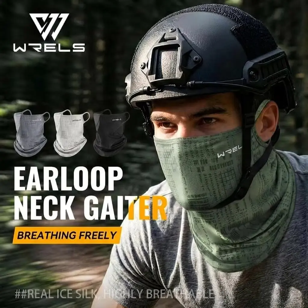WRELS Balaclava Mask UV Protection Neck Gaiter Ice Silk Cooling Earloop Scarf Bandana Tactical Breathable Cycling Hiking
WRELS Balaclava Mask UV Protection Neck Gaiter Ice Silk Cooling Earloop Scarf Bandana Tactical Breathable Cycling Hiking