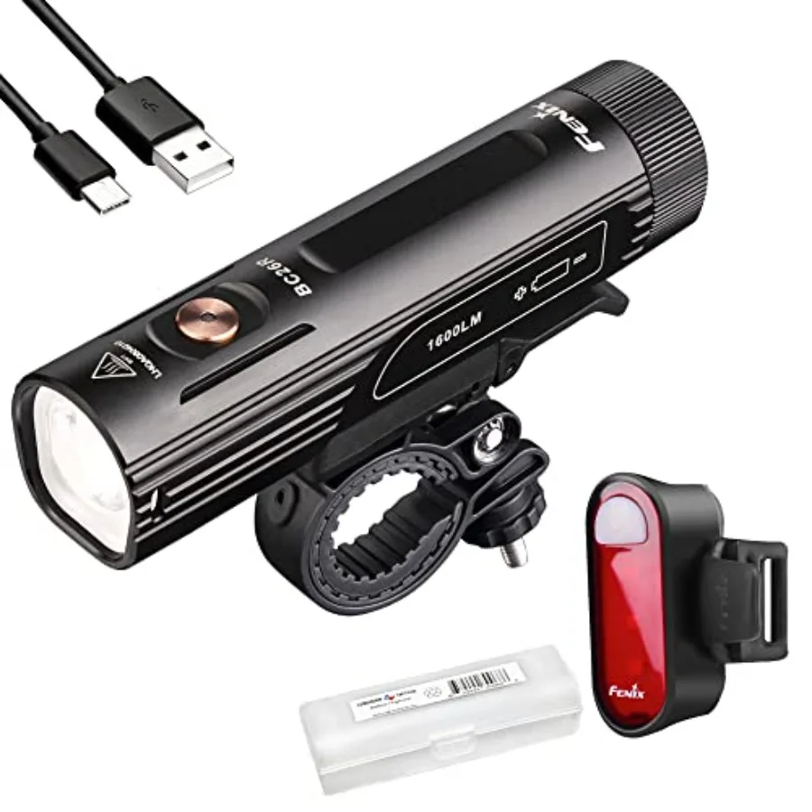 Gift Bundle: BC26R 1600 Lumen Rechargeable Bike Light with BC05R V2.0 Bike Safety Taillight with Lumentac Organizer
Gift Bundle: BC26R 1600 Lumen Rechargeable Bike Light with BC05R V2.0 Bike Safety Taillight with Lumentac Organizer