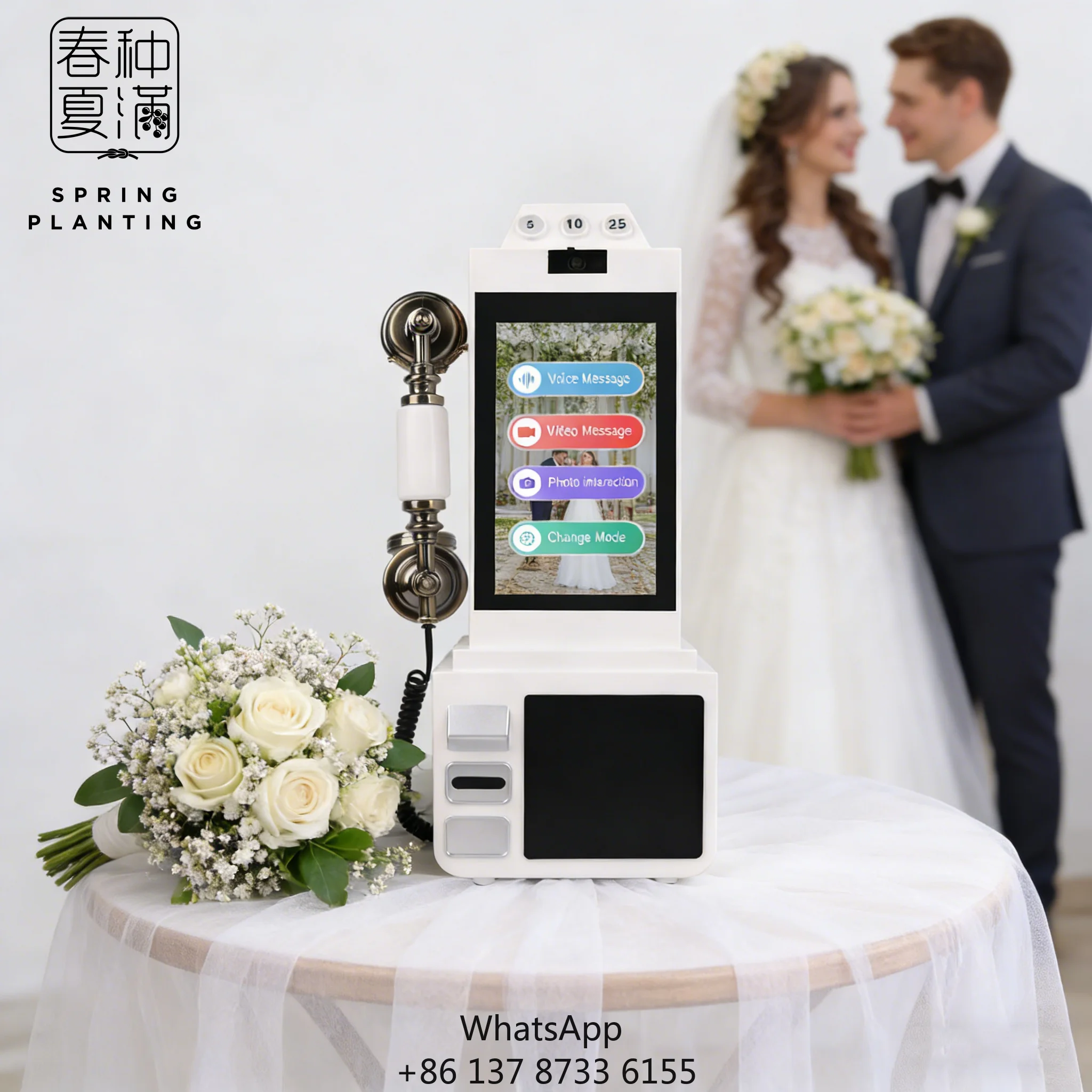 Video Guestbook 8'' Touch-screen Audio&Video Guestbook 64GB Phone Recorder Video Guestbook For Wedding Events
Video Guestbook 8'' Touch-screen Audio&Video Guestbook 64GB Phone Recorder Video Guestbook For Wedding Events