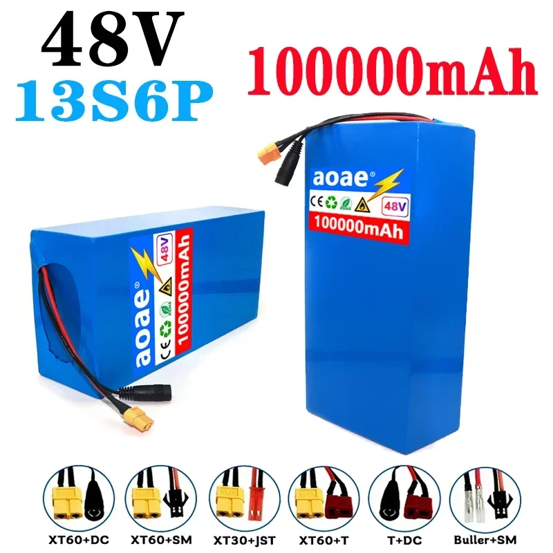 13S6P 48V 100Ah 18650 Lithium Battery Pack 1000W High Power 54.6V built-in 30A BMS for outdoor power tool backup battery
13S6P 48V 100Ah 18650 Lithium Battery Pack 1000W High Power 54.6V built-in 30A BMS for outdoor power tool backup battery