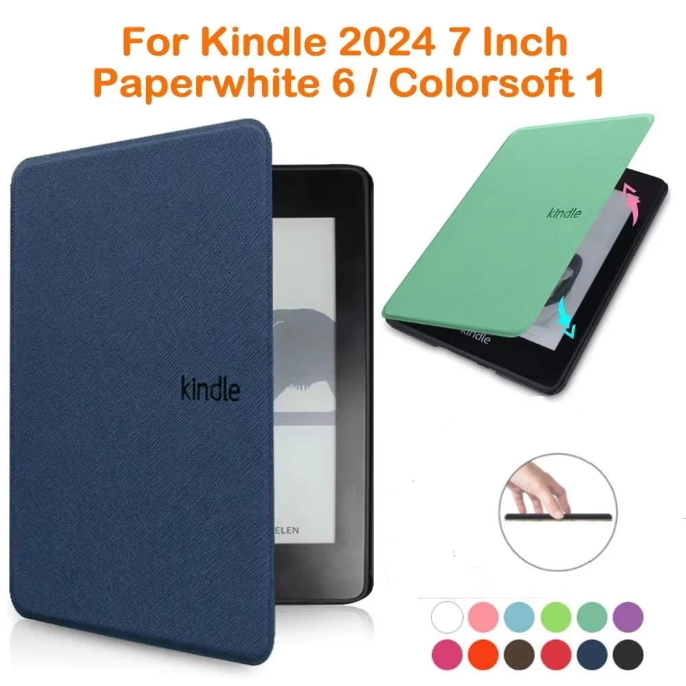 Smart Case For Kindle Paperwhite 6 12th Generation Case 2024 Magnetic Protective Shell For Kindle Paperwhite 2024 7 inch
Smart Case For Kindle Paperwhite 6 12th Generation Case 2024 Magnetic Protective Shell For Kindle Paperwhite 2024 7 inch