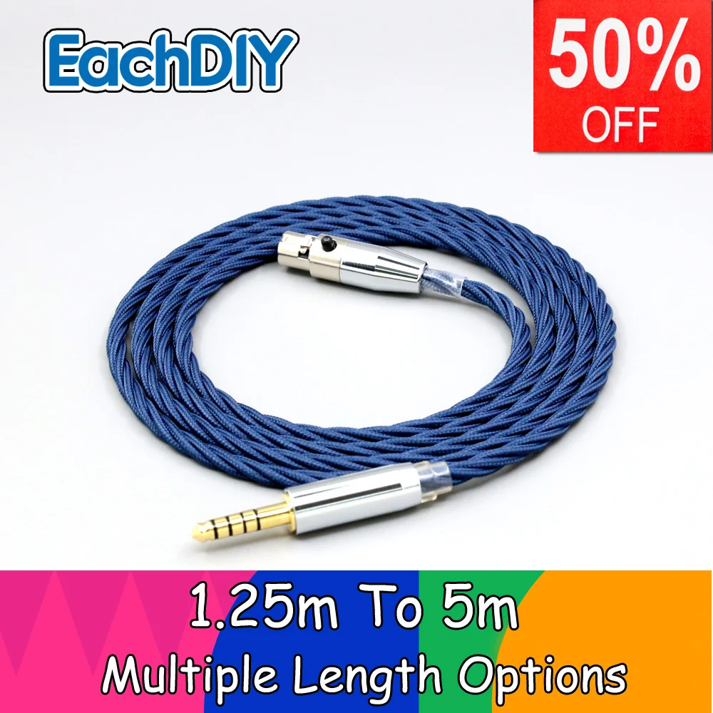 99% Pure Silver Full Sleeved Earphone Cable For AKG K371BT Beyerdynamic DT177x GO Pioneer HDJ-X10 Sennheiser HD490 Pro LN008579
99% Pure Silver Full Sleeved Earphone Cable For AKG K371BT Beyerdynamic DT177x GO Pioneer HDJ-X10 Sennheiser HD490 Pro LN008579