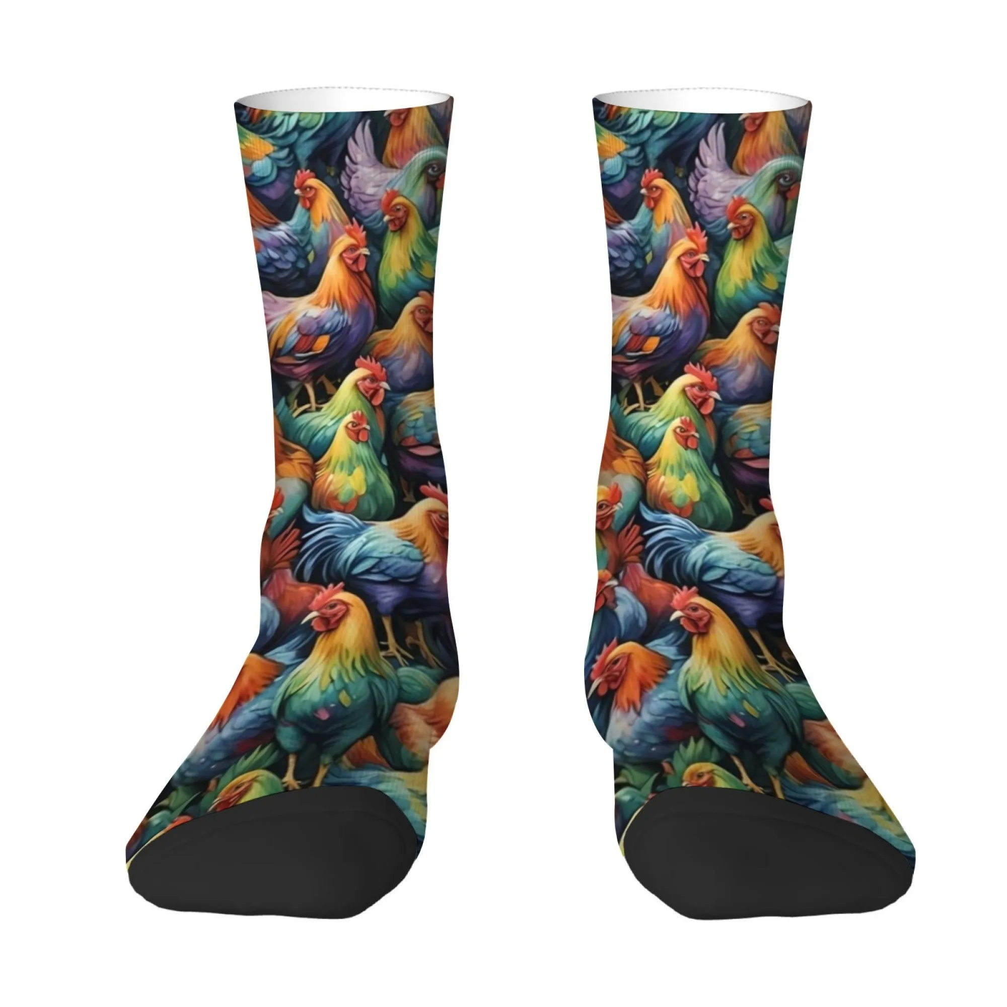 Novelty Funny Hen Print Men's Socks Comfortable Soft Socks Fashionable Street Style Funny Hip-hop Harajuku Cartoon Socks
Novelty Funny Hen Print Men's Socks Comfortable Soft Socks Fashionable Street Style Funny Hip-hop Harajuku Cartoon Socks