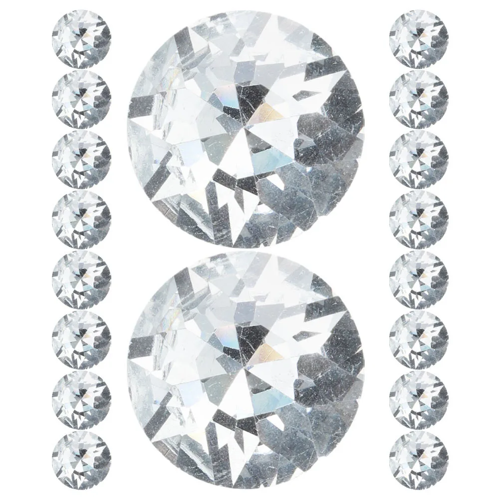 30pcs Soft Upholstery Buttons Transparent Acrylic Rhinestone Decorative Wall Background Sofa Furniture Nails Decor
30pcs Soft Upholstery Buttons Transparent Acrylic Rhinestone Decorative Wall Background Sofa Furniture Nails Decor