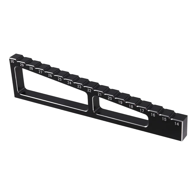 A30F-RC Height Ruler Tool Chassis Ride Height Gauge 30 To 14Mm For 1/8 Off-Road RC Car
A30F-RC Height Ruler Tool Chassis Ride Height Gauge 30 To 14Mm For 1/8 Off-Road RC Car