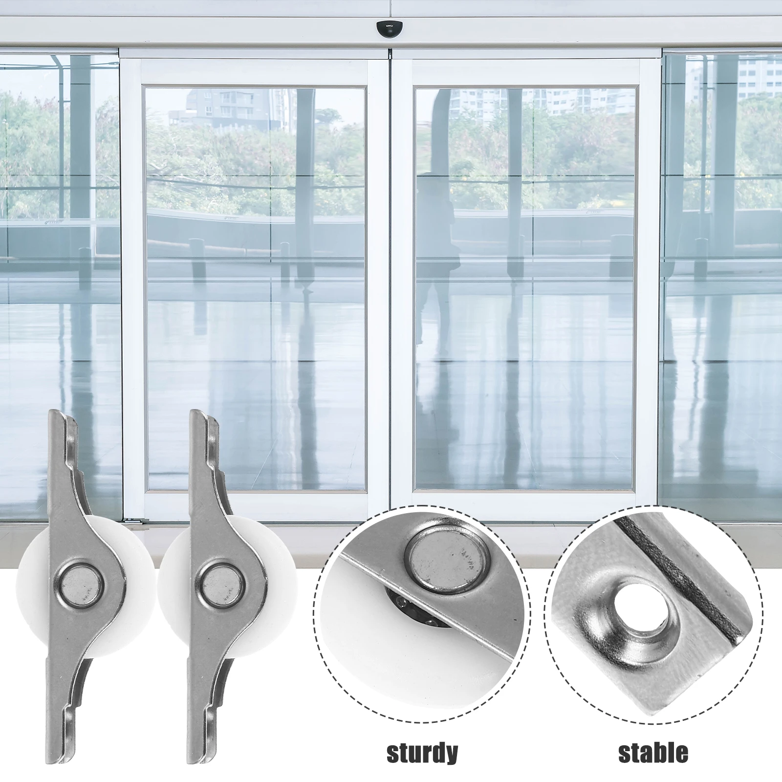 4pcs Sliding Roller Wheels Heavy Duty Metal Cabinet Door Pulley Replacement Set For Wardrobe Closet Pocket Doors Home Office Use
4pcs Sliding Roller Wheels Heavy Duty Metal Cabinet Door Pulley Replacement Set For Wardrobe Closet Pocket Doors Home Office Use