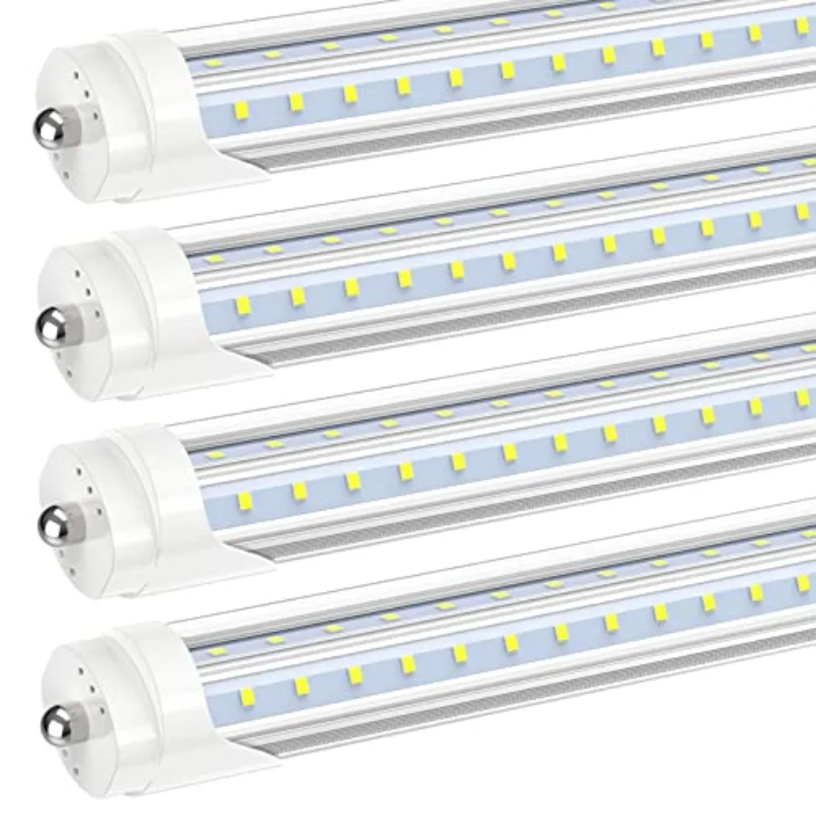 T8 T10 T12 8Feet LED Light Bulbs Single Pin Fa8 Base 8 Feet LED Fluorescent Tube Replacement 50W 6000LM Super Bright V Shape ET
T8 T10 T12 8Feet LED Light Bulbs Single Pin Fa8 Base 8 Feet LED Fluorescent Tube Replacement 50W 6000LM Super Bright V Shape ET