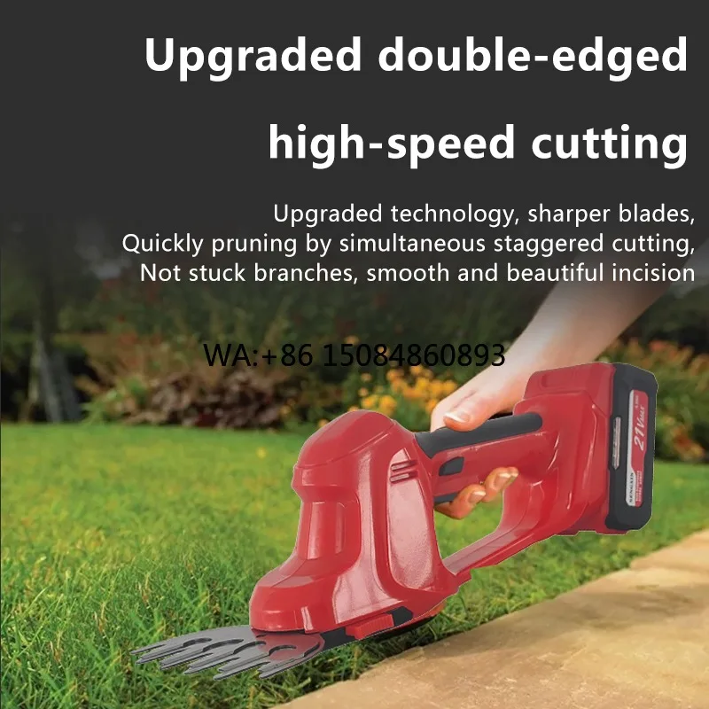 21V lithium battery Hedge Trimmer, 2.0Ah dual blade design, mini industrial tool for DIY garden pruning and bush cutting
21V lithium battery Hedge Trimmer, 2.0Ah dual blade design, mini industrial tool for DIY garden pruning and bush cutting