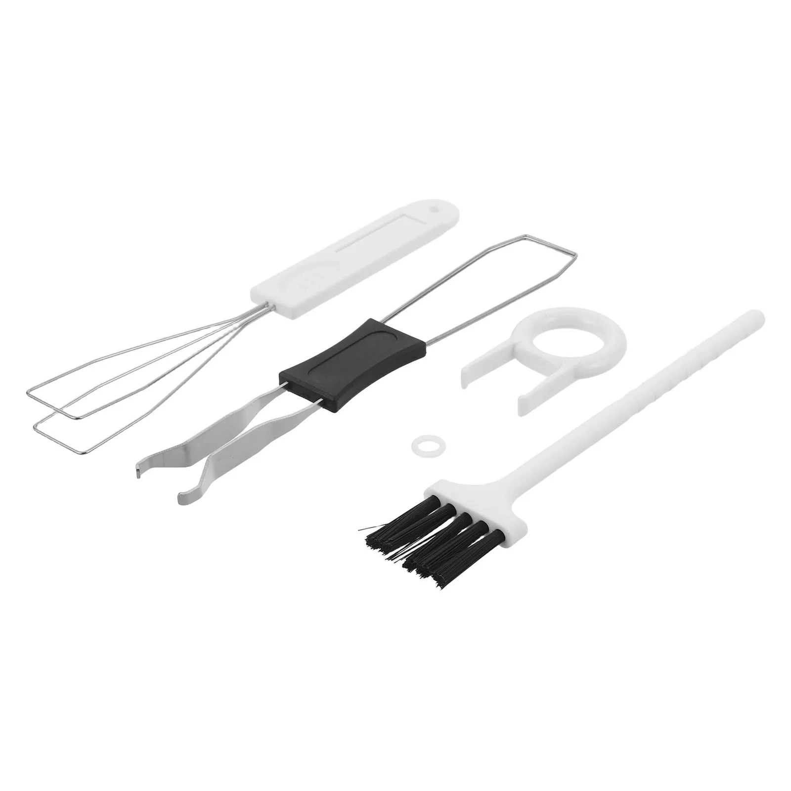 1Set Mechanical Keyboard Keycap Remover Metal Puller Tool Ergonomic Repair Disassembly Set for DIY Maintenance Cleaning