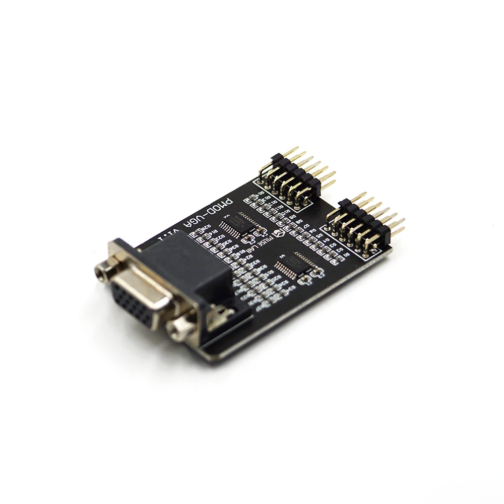 Плата расширения PMOD-VGA Модуль расширения iCESugar FPGA Стандартный интерфейс PMOD Интерфейс дисплея VGA Новый 
Плата расширения PMOD-VGA Модуль расширения iCESugar FPGA Стандартный интерфейс PMOD Интерфейс дисплея VGA Новый