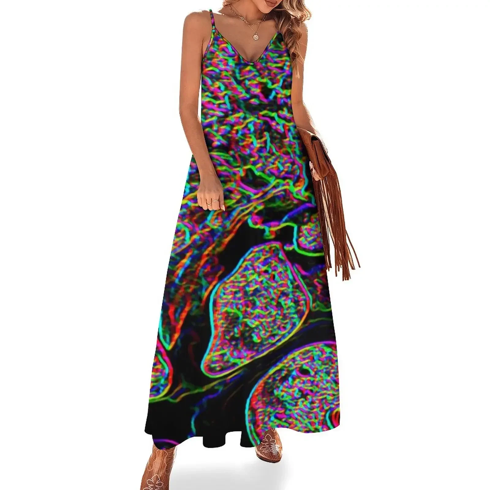 Rainbow Blacklight Party Style Sleeveless Dress fairy dress elegant dress evening woman
Rainbow Blacklight Party Style Sleeveless Dress fairy dress elegant dress evening woman