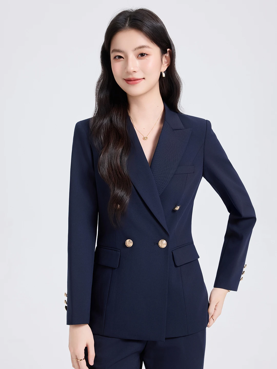 Elegant Pure Color Commute Professional Suit Women's Spring Autumn New Style Waist-Cinching Simple Dry Business Suit
Elegant Pure Color Commute Professional Suit Women's Spring Autumn New Style Waist-Cinching Simple Dry Business Suit