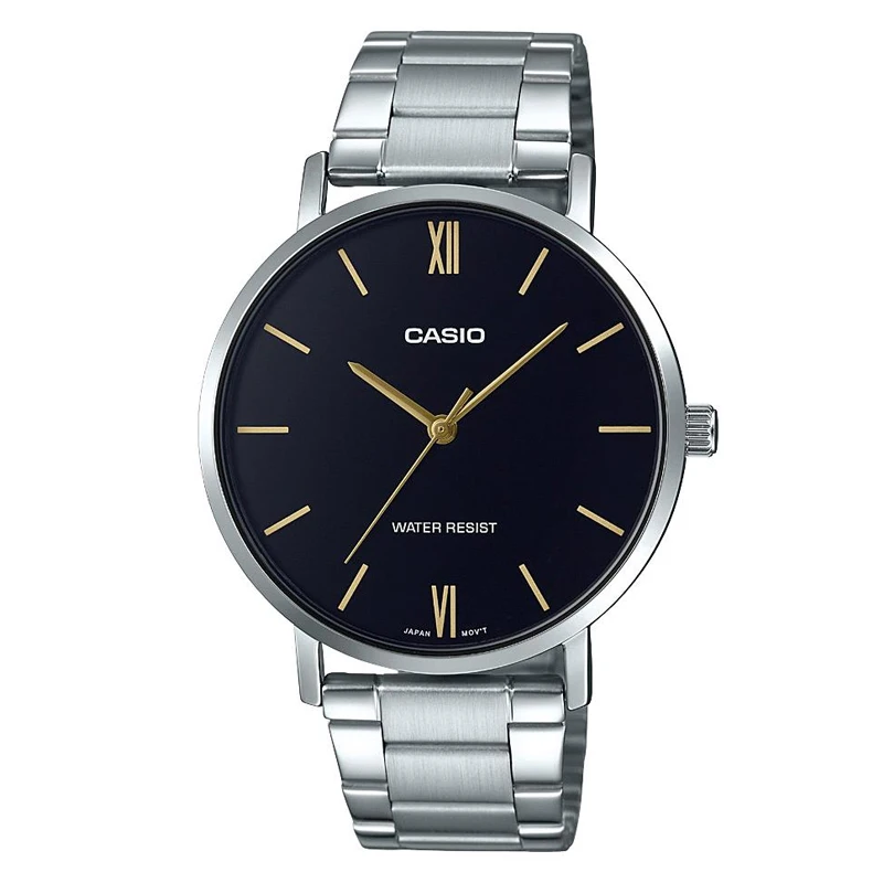 CASIO MTP-VT01D Quartz Watch for Men, Stainless Steel Bracelet, 30M Waterproof, Minimalist Slim Business Casual Timepiece
CASIO MTP-VT01D Quartz Watch for Men, Stainless Steel Bracelet, 30M Waterproof, Minimalist Slim Business Casual Timepiece