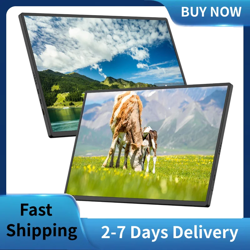18.5 inch 1080P Portable Gaming Monitor IPS Screen 100Hz Refresh Rate with PU Leather Cover Type-C/3.5mm Ports
18.5 inch 1080P Portable Gaming Monitor IPS Screen 100Hz Refresh Rate with PU Leather Cover Type-C/3.5mm Ports