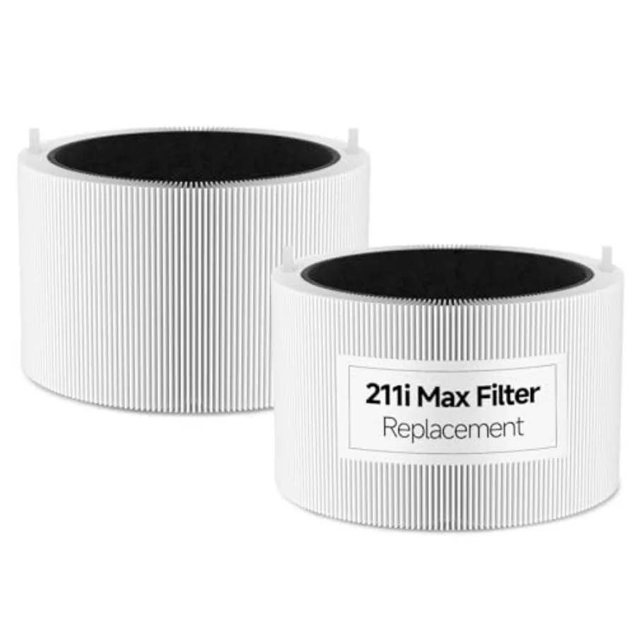 2-Pack Blue Pure 211i Max Replacement Filter Compatible with Blueair 211i Max Air Purifier, 3-IN-1 Ture H13 HEPA and Activated
2-Pack Blue Pure 211i Max Replacement Filter Compatible with Blueair 211i Max Air Purifier, 3-IN-1 Ture H13 HEPA and Activated